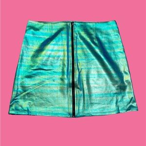 Iridescent Mini Skirt